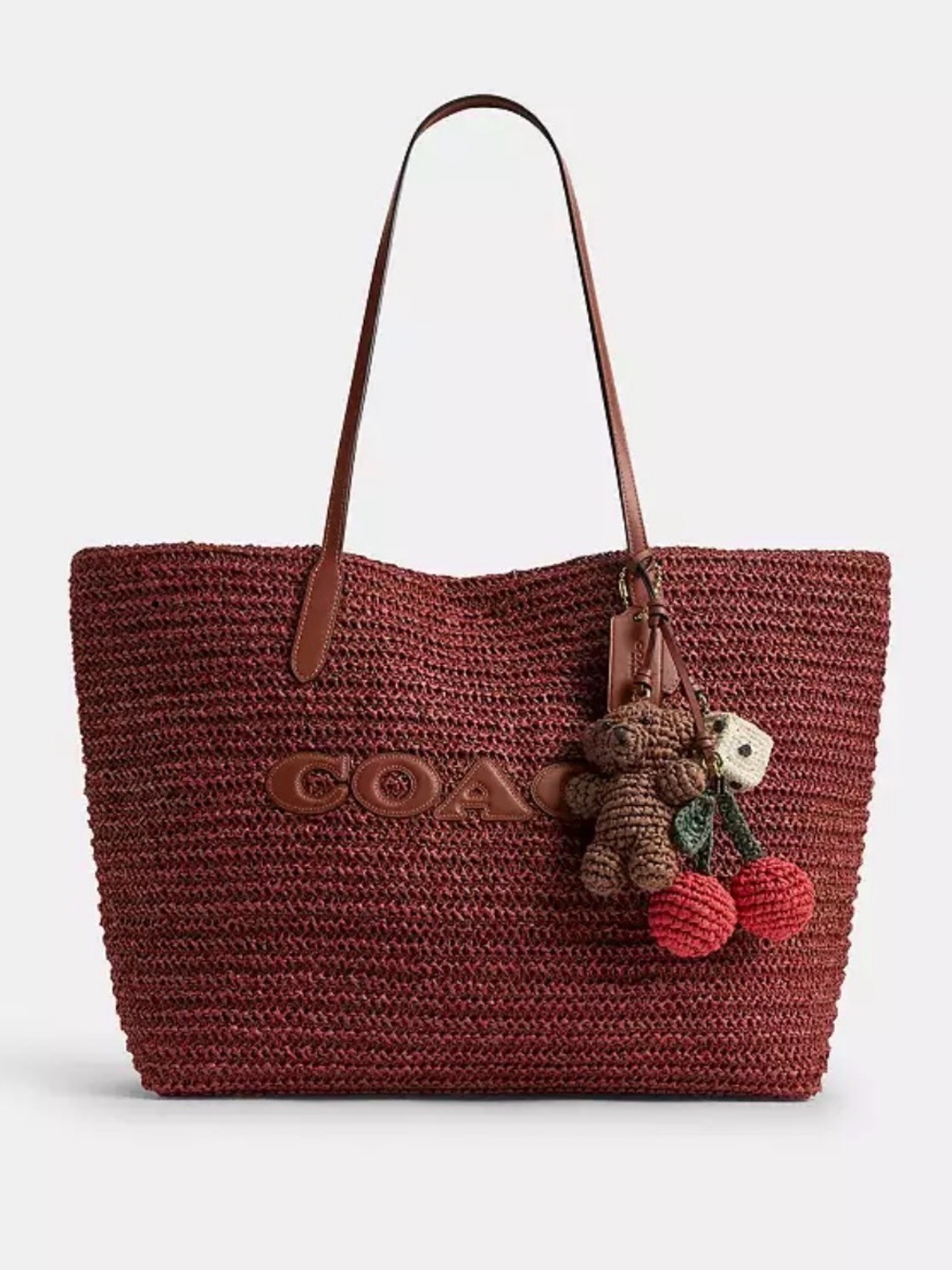 Coach City Tote Bag With Charm